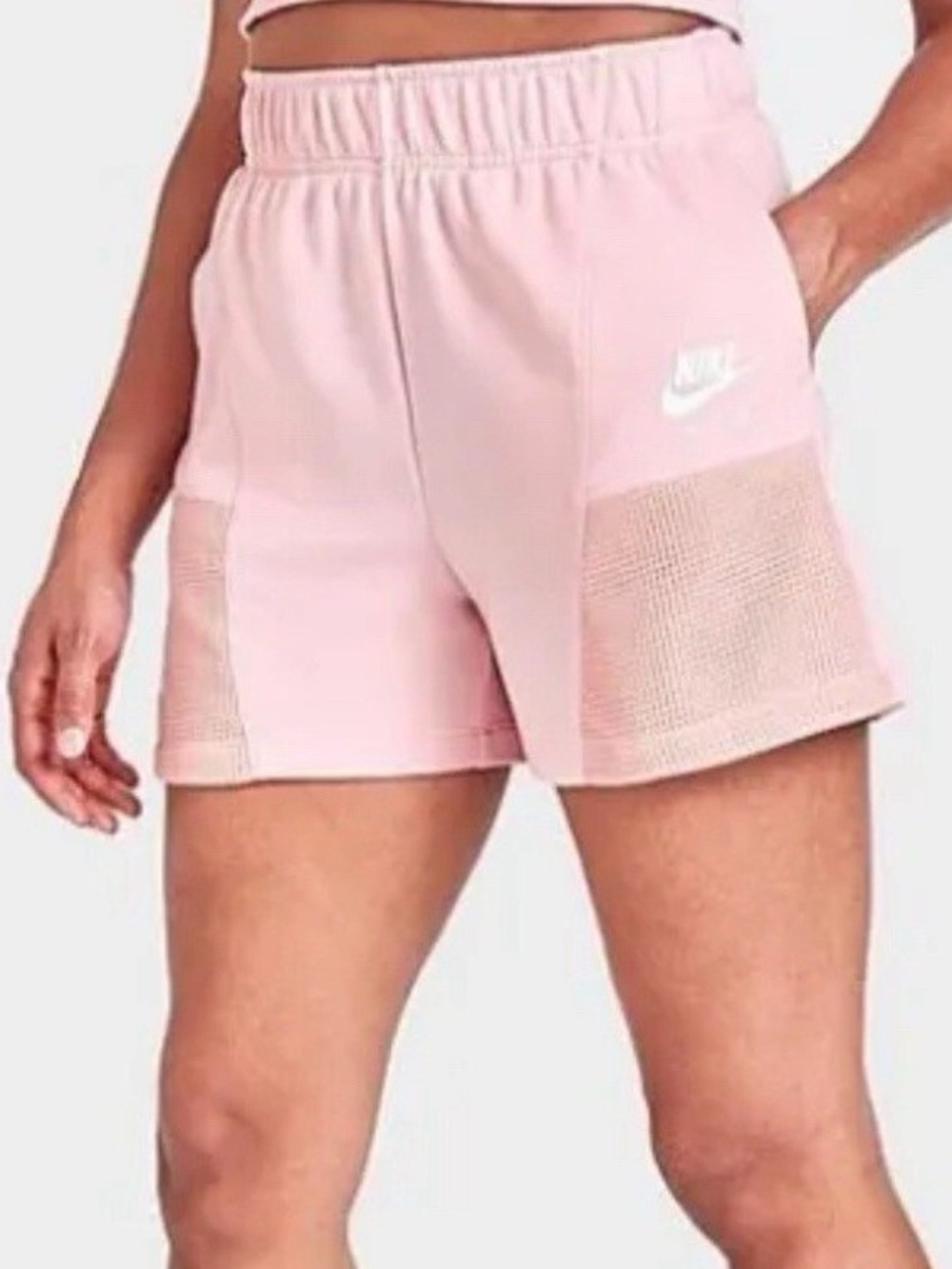 Nike Womens Pink Air Fleece Shorts